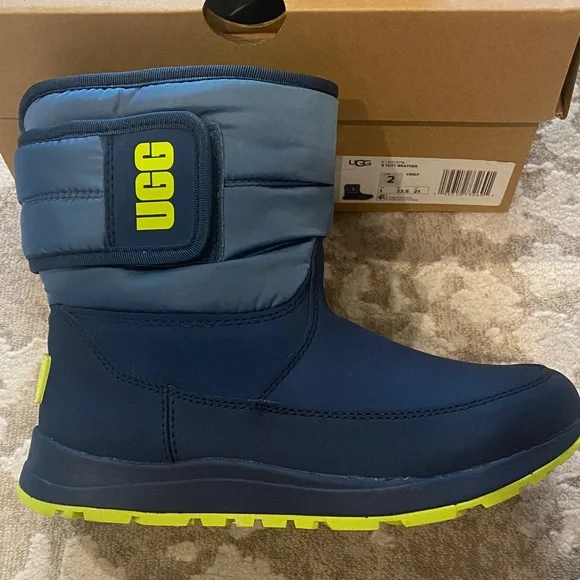 UGG Kids' Toty Weather Boots - Blue and Green - Picture 9 of 9